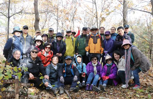 주차팀 중미산 산행