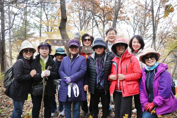 주차팀 중미산 산행