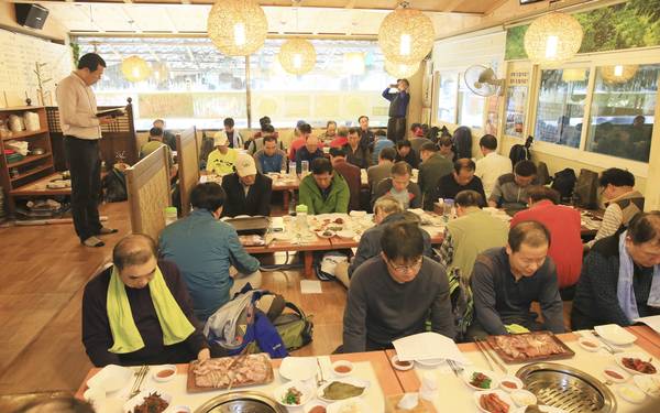 남선교회 청계산 등산행사