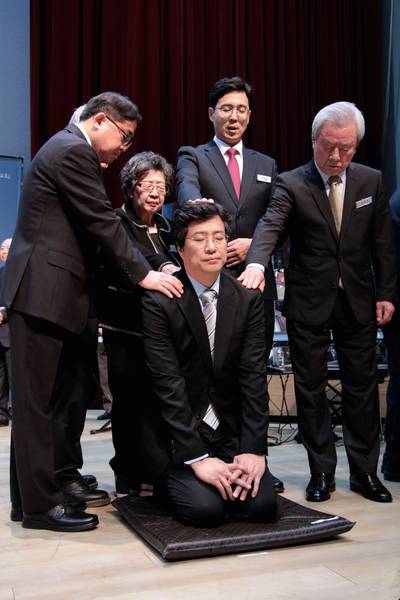 장로 안수집사 권사 임직식