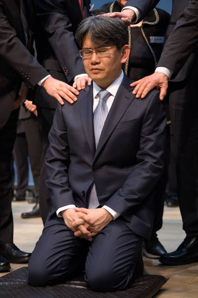 장로 안수집사 권사 임직식