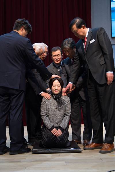 장로 안수집사 권사 임직식