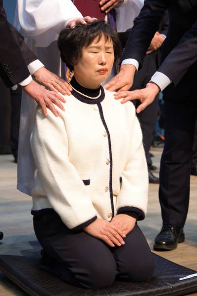 장로 안수집사 권사 임직식