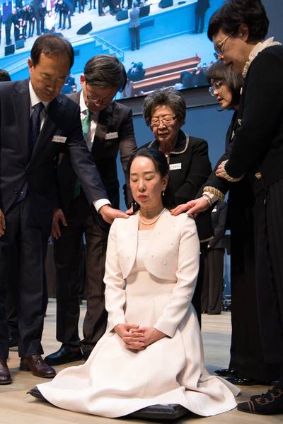 장로 안수집사 권사 임직식