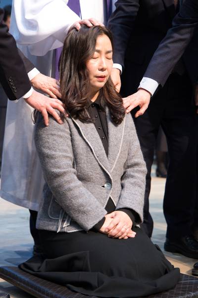 장로 안수집사 권사 임직식