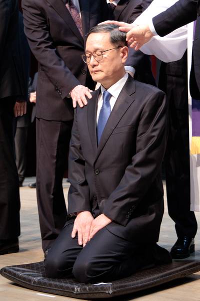 장로 안수집사 권사 임직식