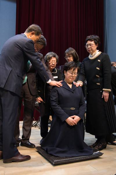장로 안수집사 권사 임직식