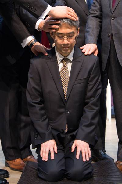 장로 안수집사 권사 임직식