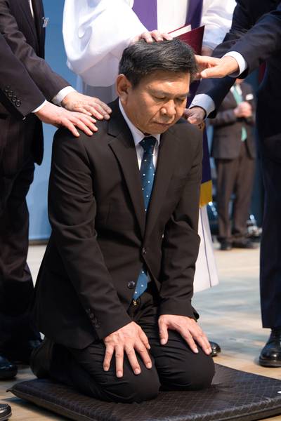 장로 안수집사 권사 임직식