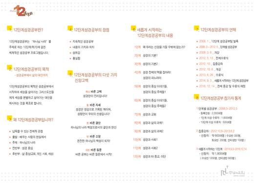 12단계 성경공부(3) 2009년-2016년
