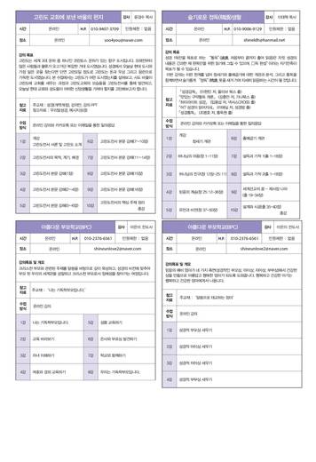양육클래스 2010-2021