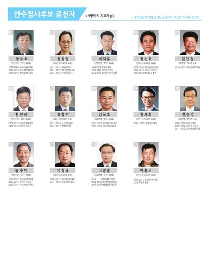 항존직 선거 2010-2020
